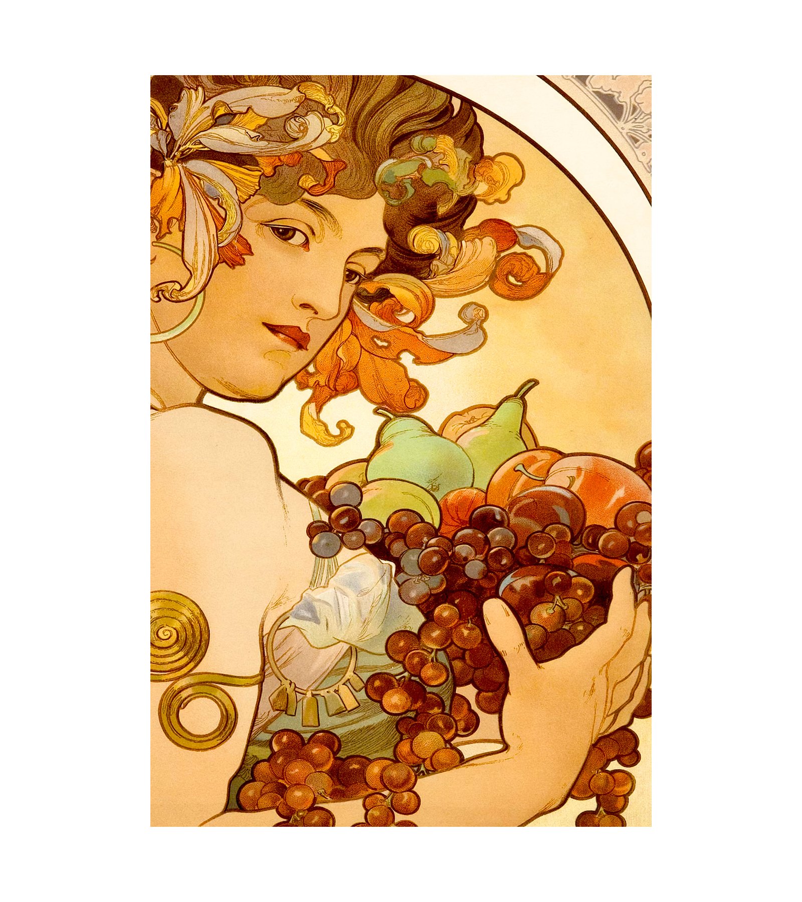 1899 Fruit 5 Alphonse Mucha