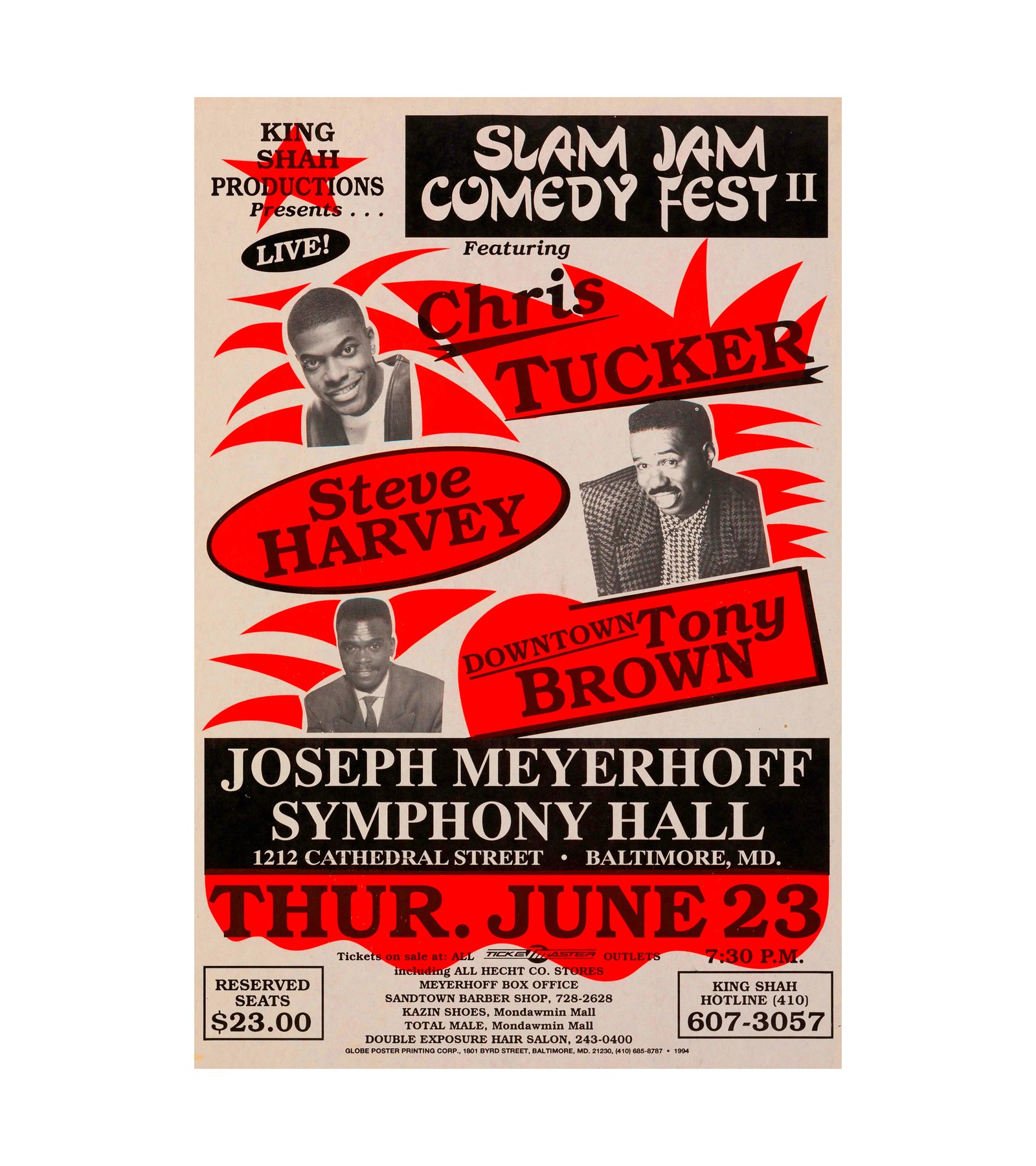 1994 Chris Tucker, Steve Harvey Baltimore, MD 
