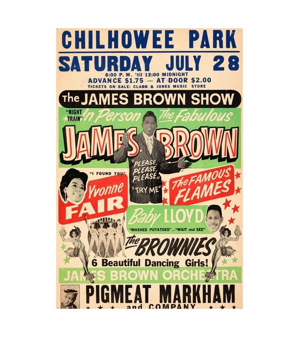 1962 James Brown Knoxville, TN 
