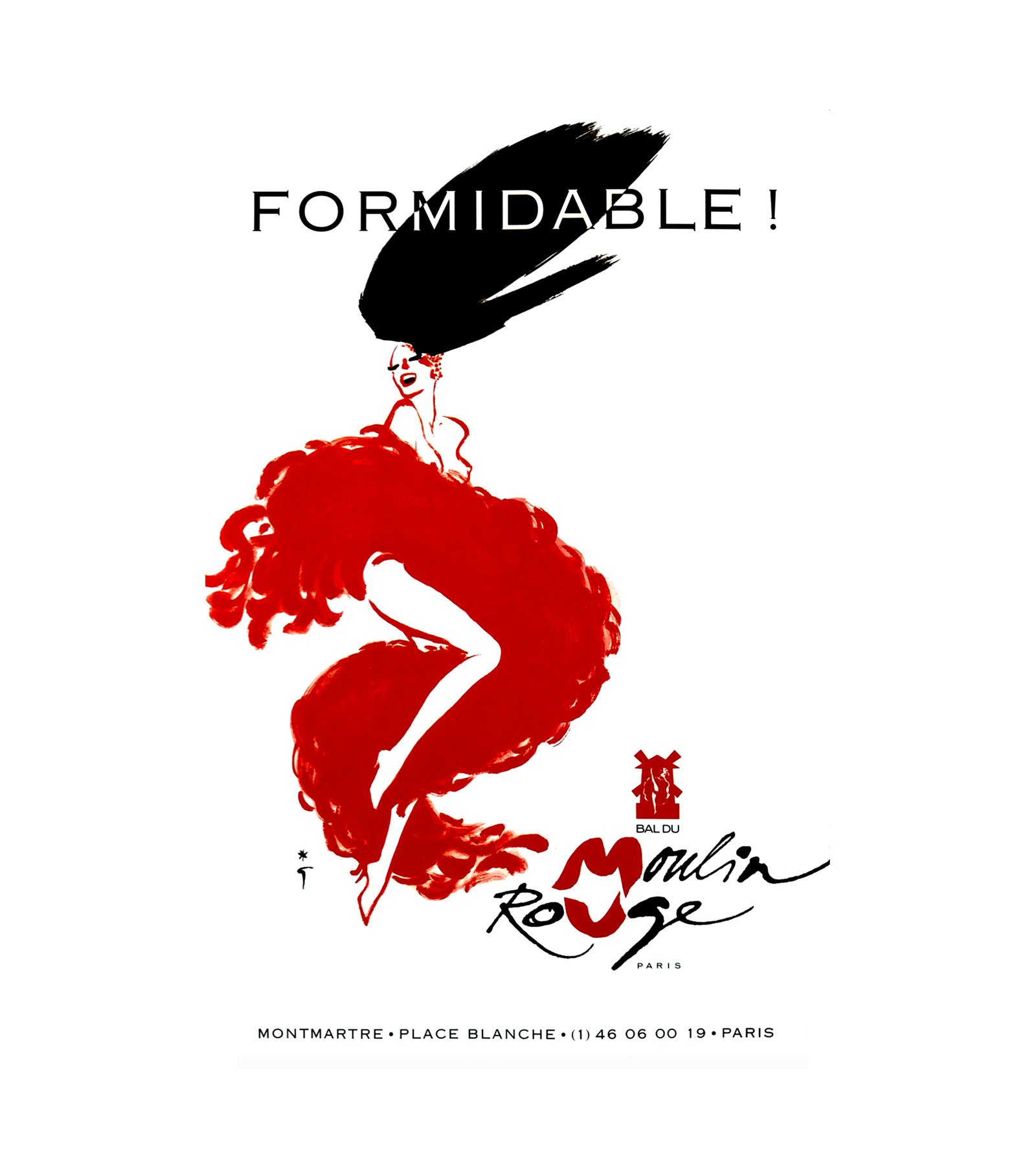 1988 Formidable! Bal Du Moulin Rouge - Rene Gruau