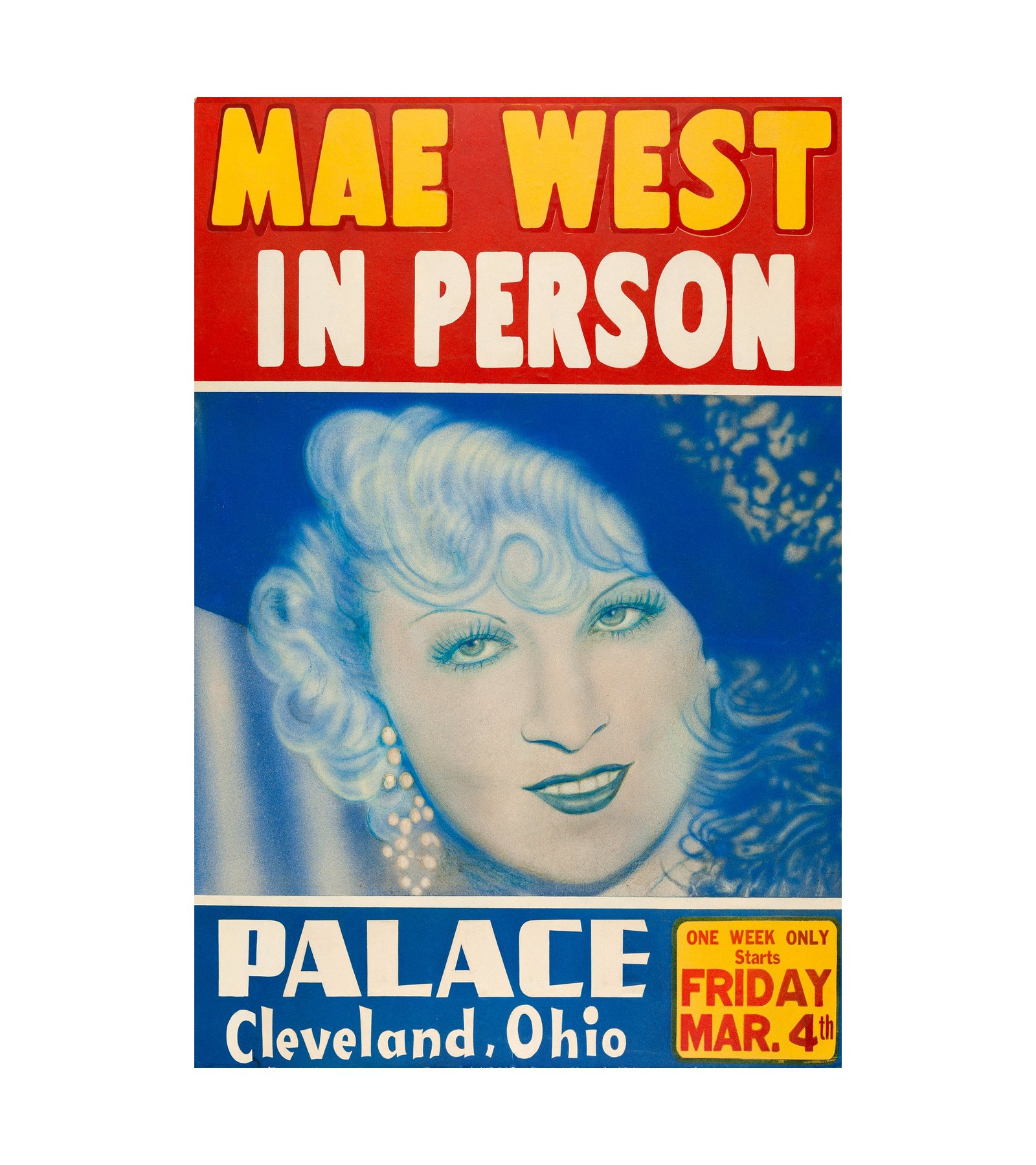1938 Mae West Palace Live Performance 