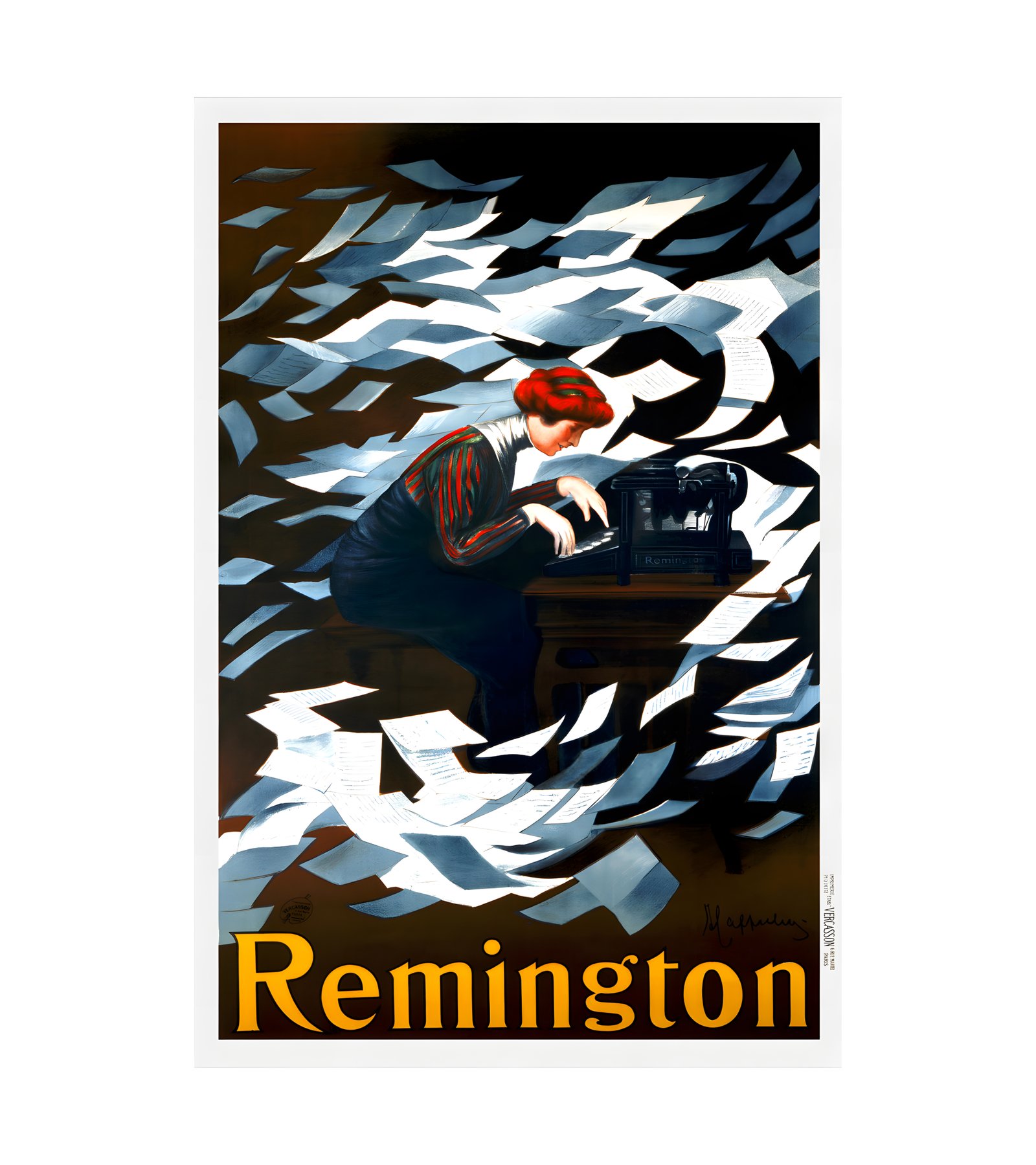 1910 Remington by Cappiello 