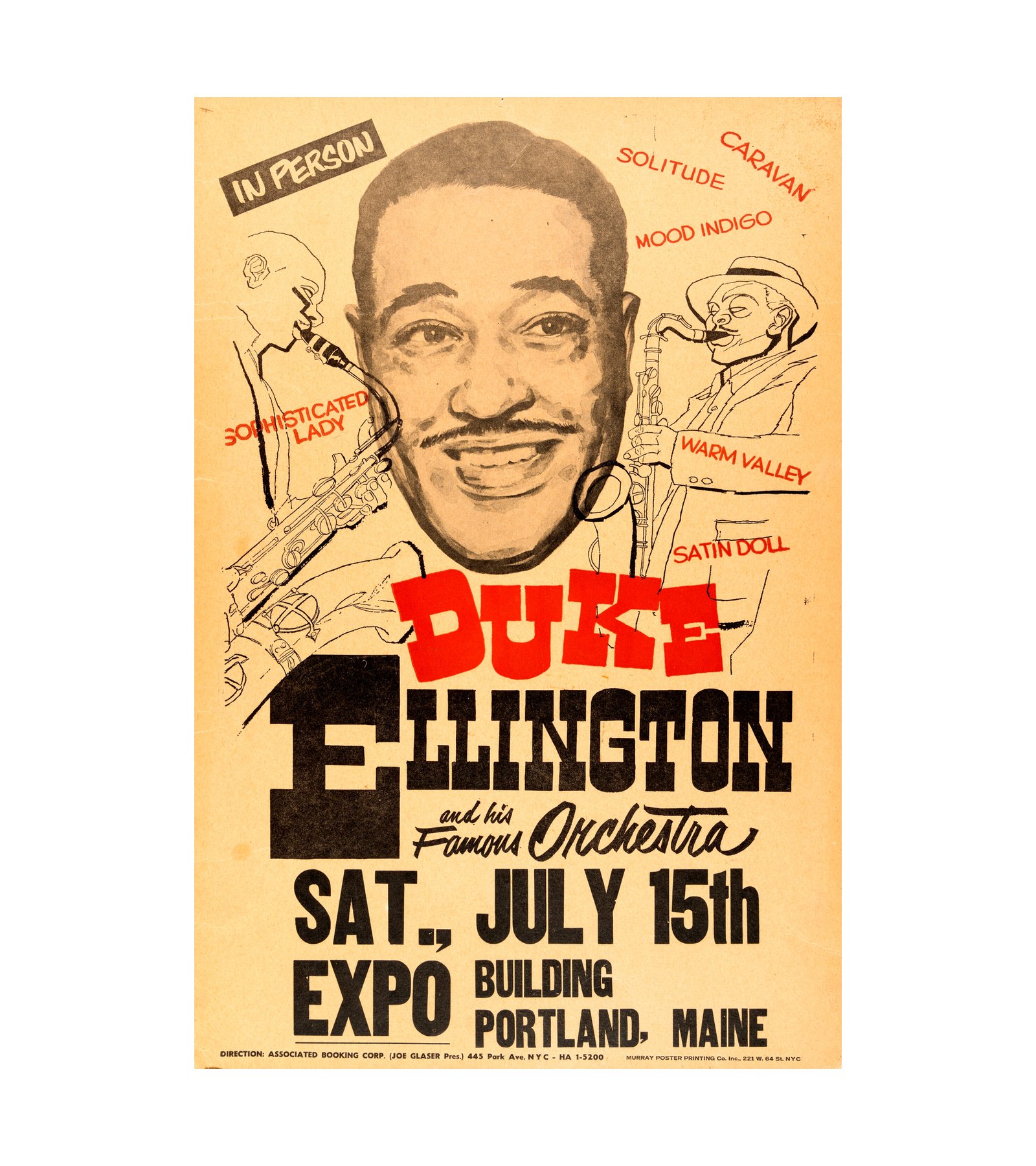 1967 Duke Ellington Portland, ME 
