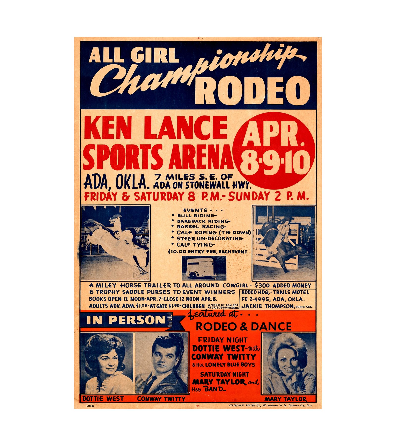 1966 Conway Twitty, Dottie West - Ada, OK 