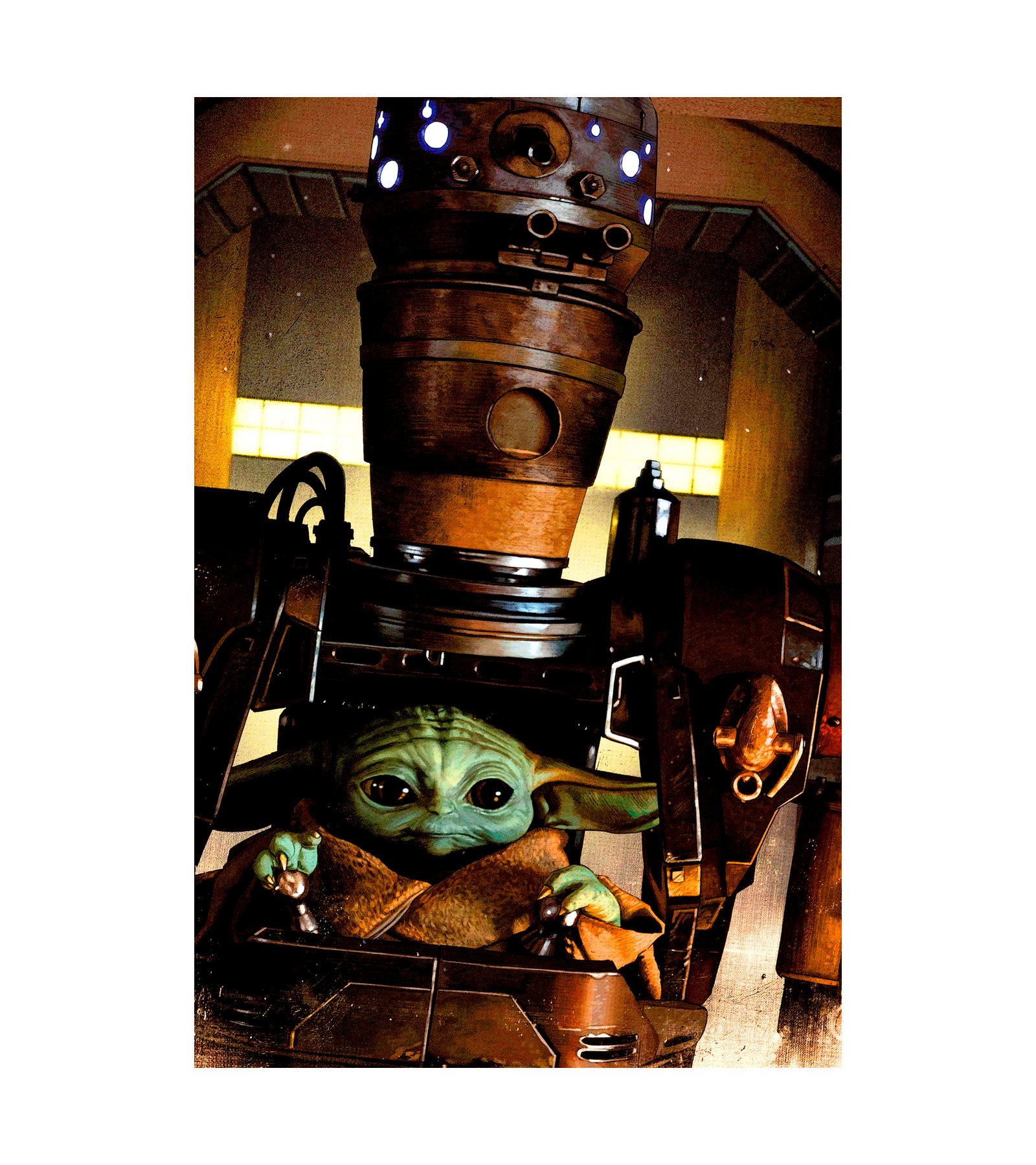 2022 The Mandalorian - Grogu & Droid 
