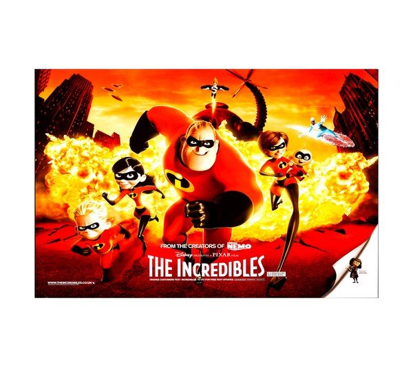 2004 The Incredibles (Horizontal) Disney 