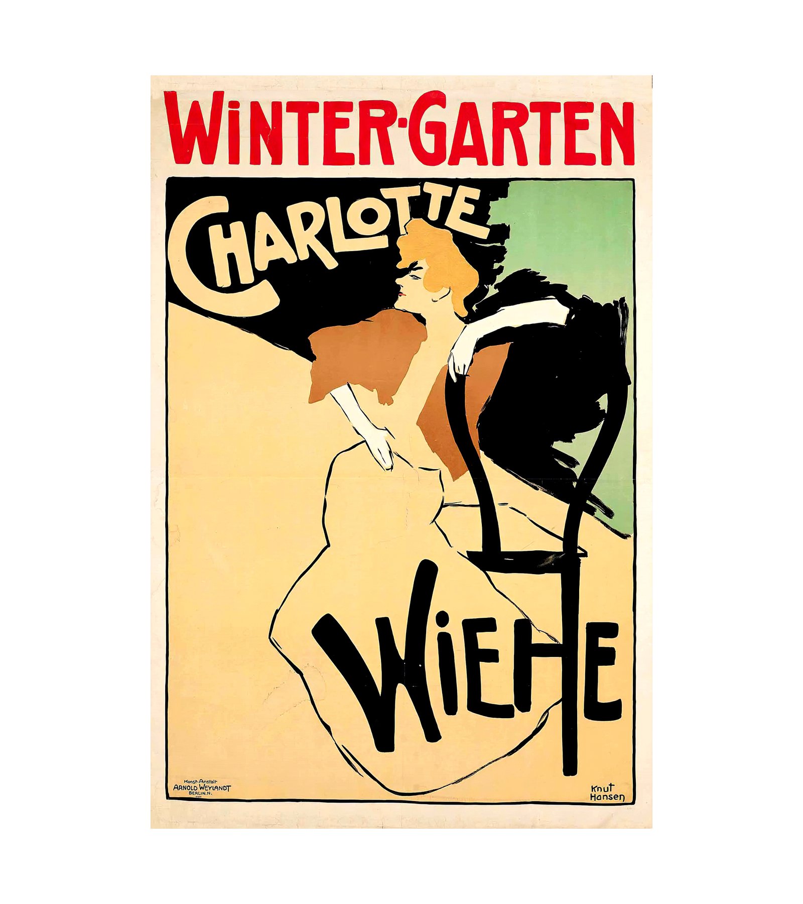 CHARLOTTE WIEHE, WINTER-GARTEN Knut Hansen (Danish)