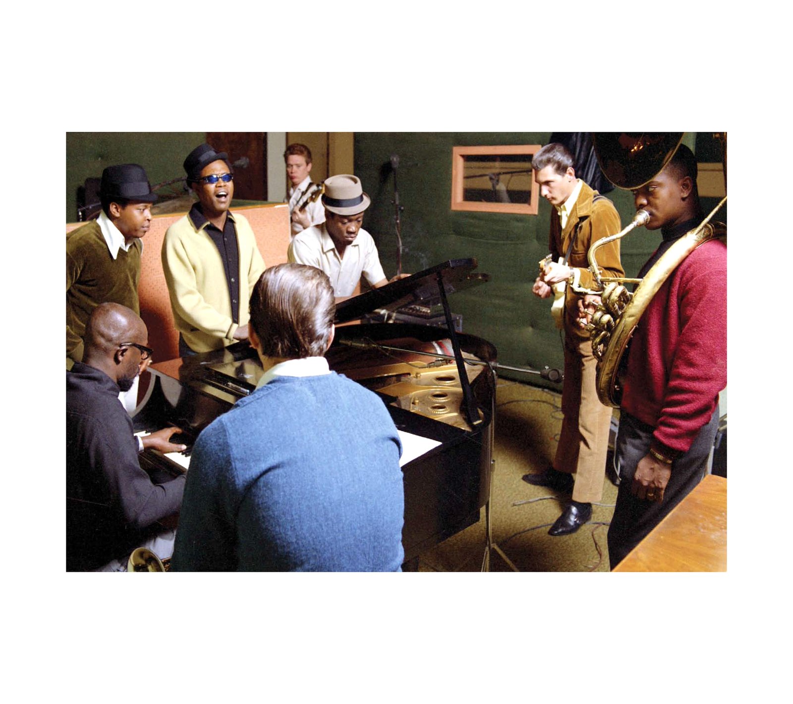 1966 STAX Record Session (Sam & Dave, Booker T & The MG's, Issac Hayes and David Porter) 