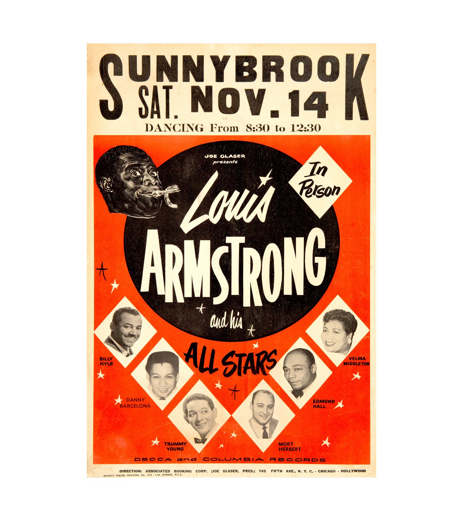 1959 Louis Armstrong & His All-Stars - Pottstown, PA  