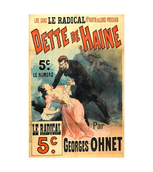 1891 Dette de Haine Novel French