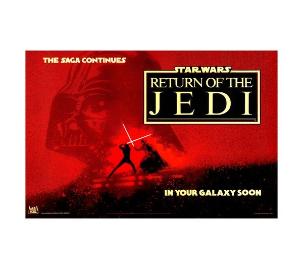 1983 Star Wars Return of the Jedi (20th Century Fox) British Horizontal 