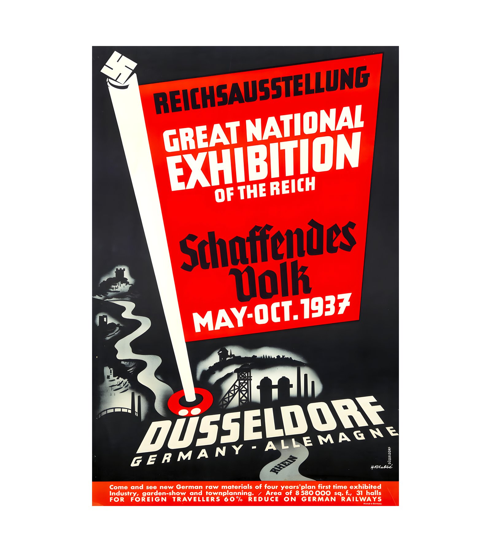 1937 MAX WARNER LABBE - Schaffendes Volk Exhibitio 