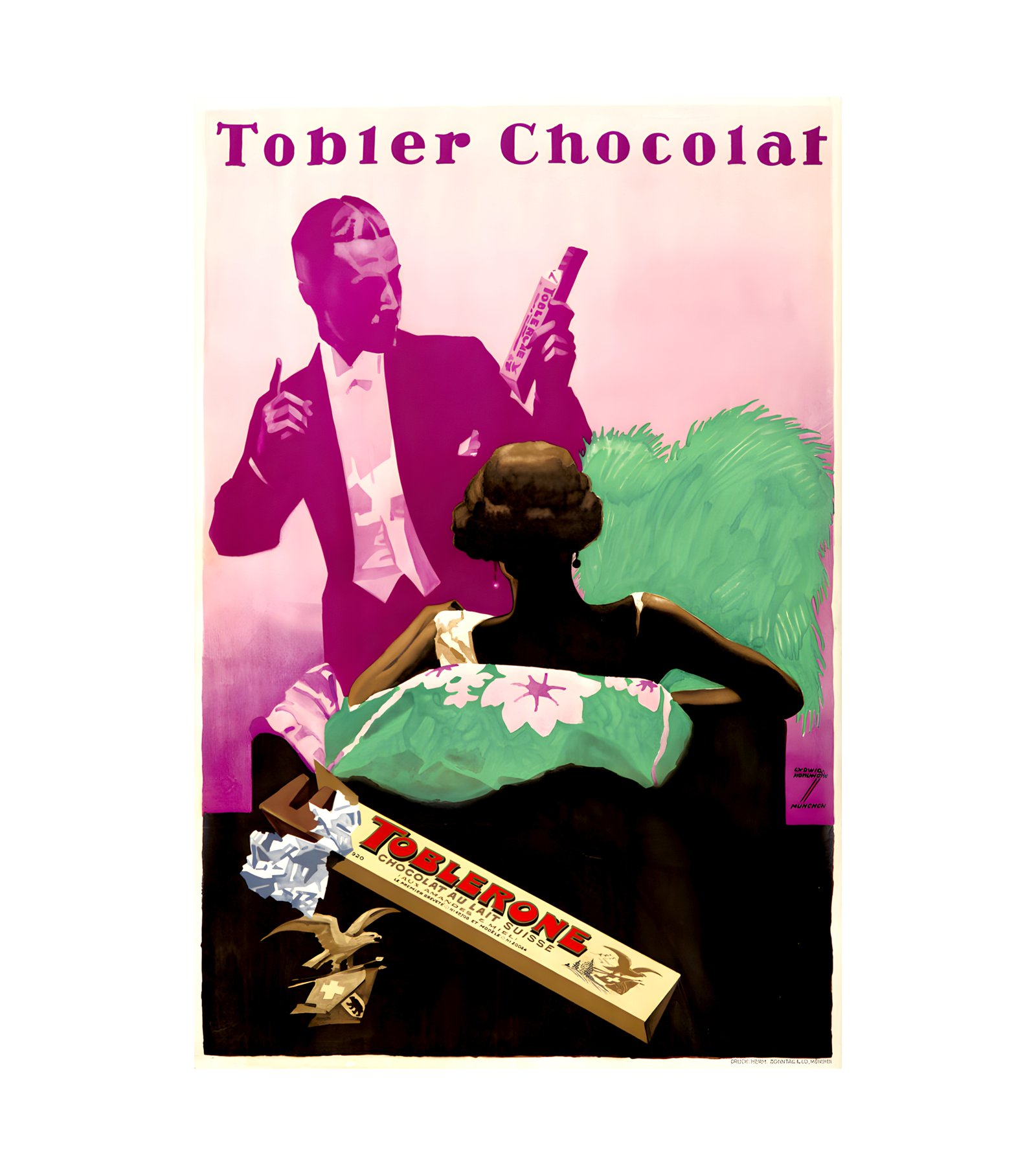 1925 LUDWIG HOHLWEIN - Toblerone Sonntag, Munchen 