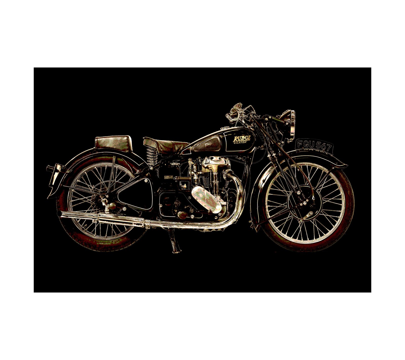 1938 Rudge 499cc Ulster Motorcycle