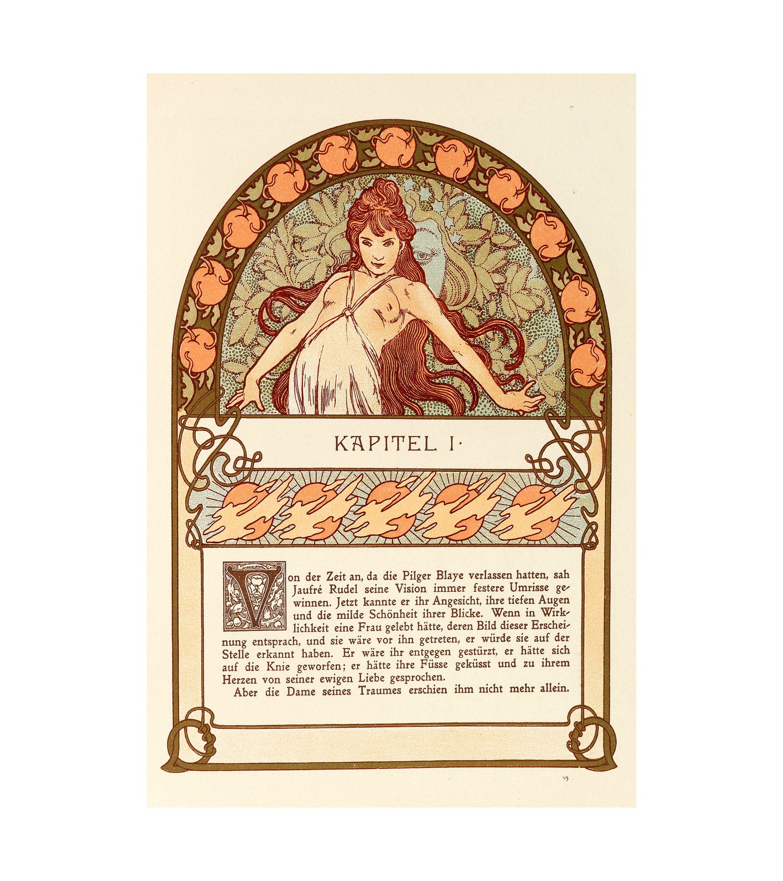 1901  Ilsee. Princess of Tripoli Alphonse Mucha (Czech, 1860-1939)