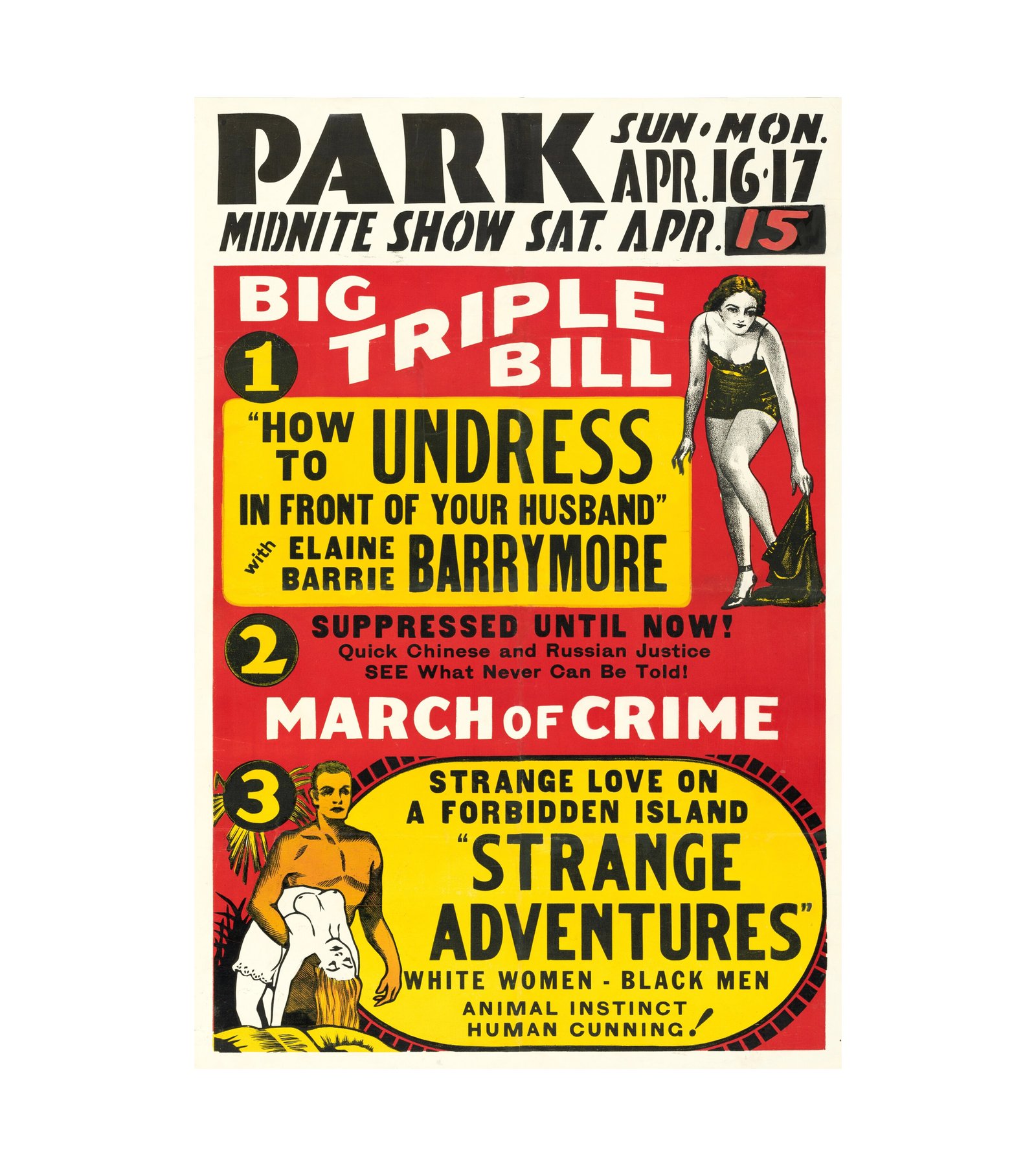 1933 Big Triple Bill 