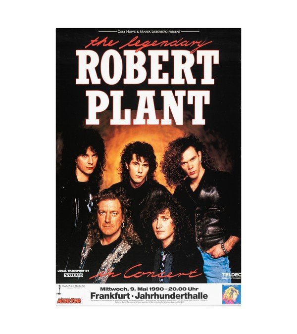 1990 Robert Plant Frankfurt 