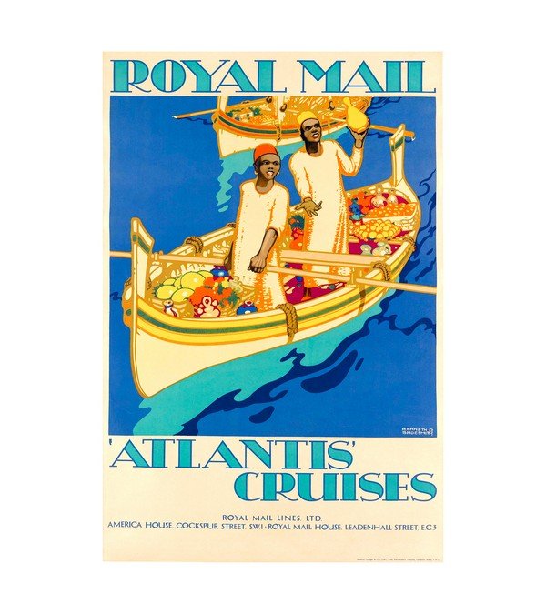 1936 Royal Mail Line Atlantis Cruises 
