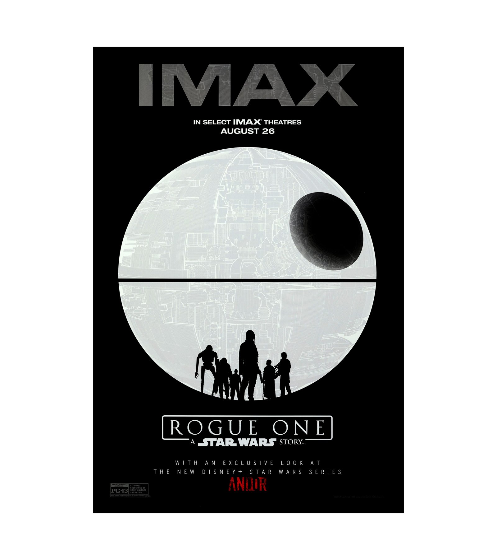 2016 Rough One a Star Wars Story IMAX 
