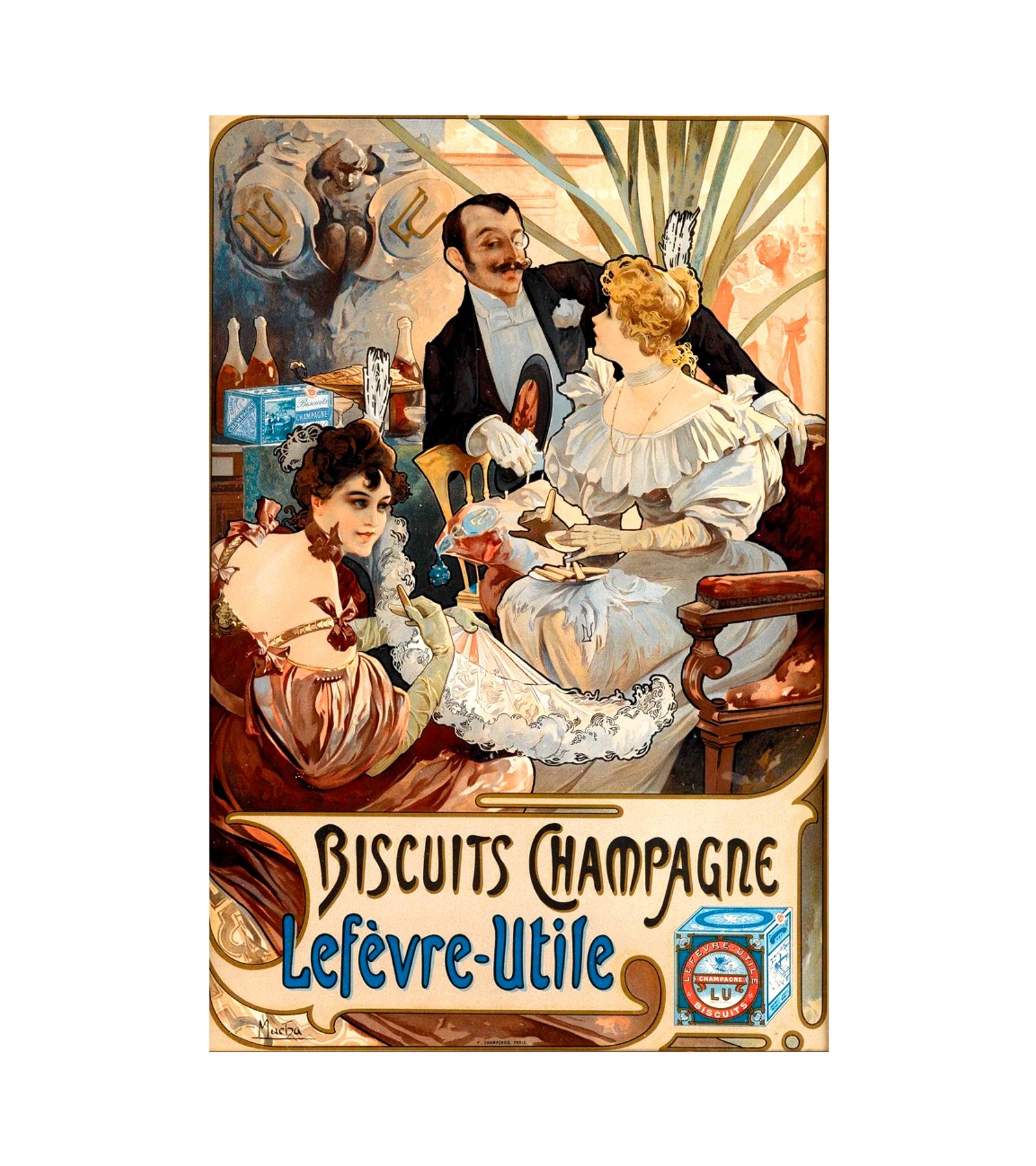 1896 Biscuits Champagne, Lefevre Utile