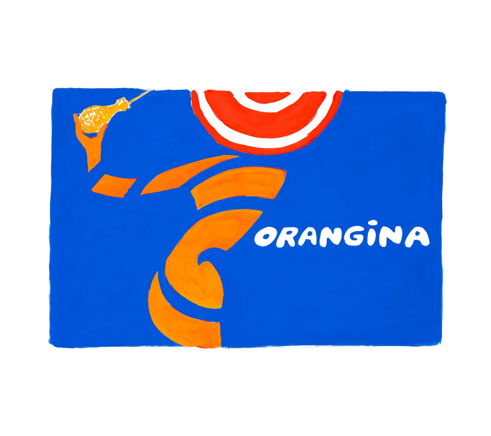 1967 BERNARD VILLEMOT - Orangina Orange Peel - Bottle - Maquette 