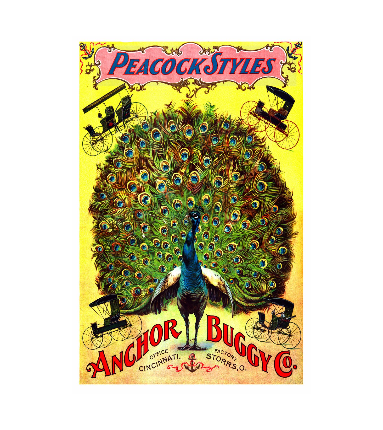 1897 Peacock styles. Anchor Buggy Co.