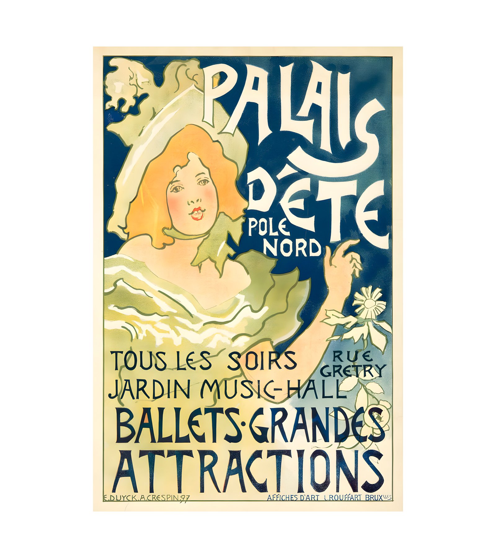 1897 ADOLPHE CRESPIN - Palais d’Ete L.E. Ouffart, Bruxelles 