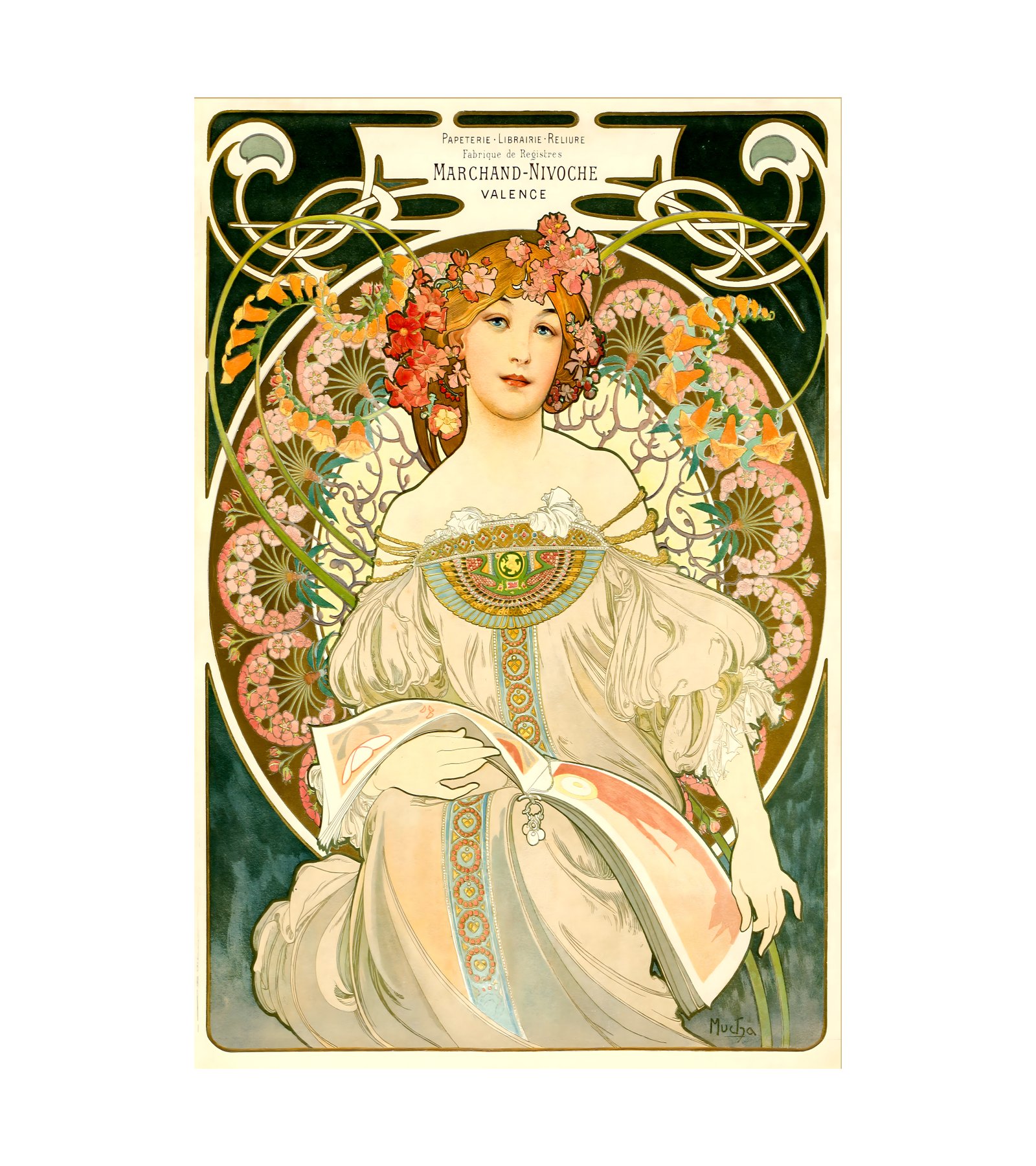 1897 ALPHONSE MUCHA (1860-1939) Reverie 