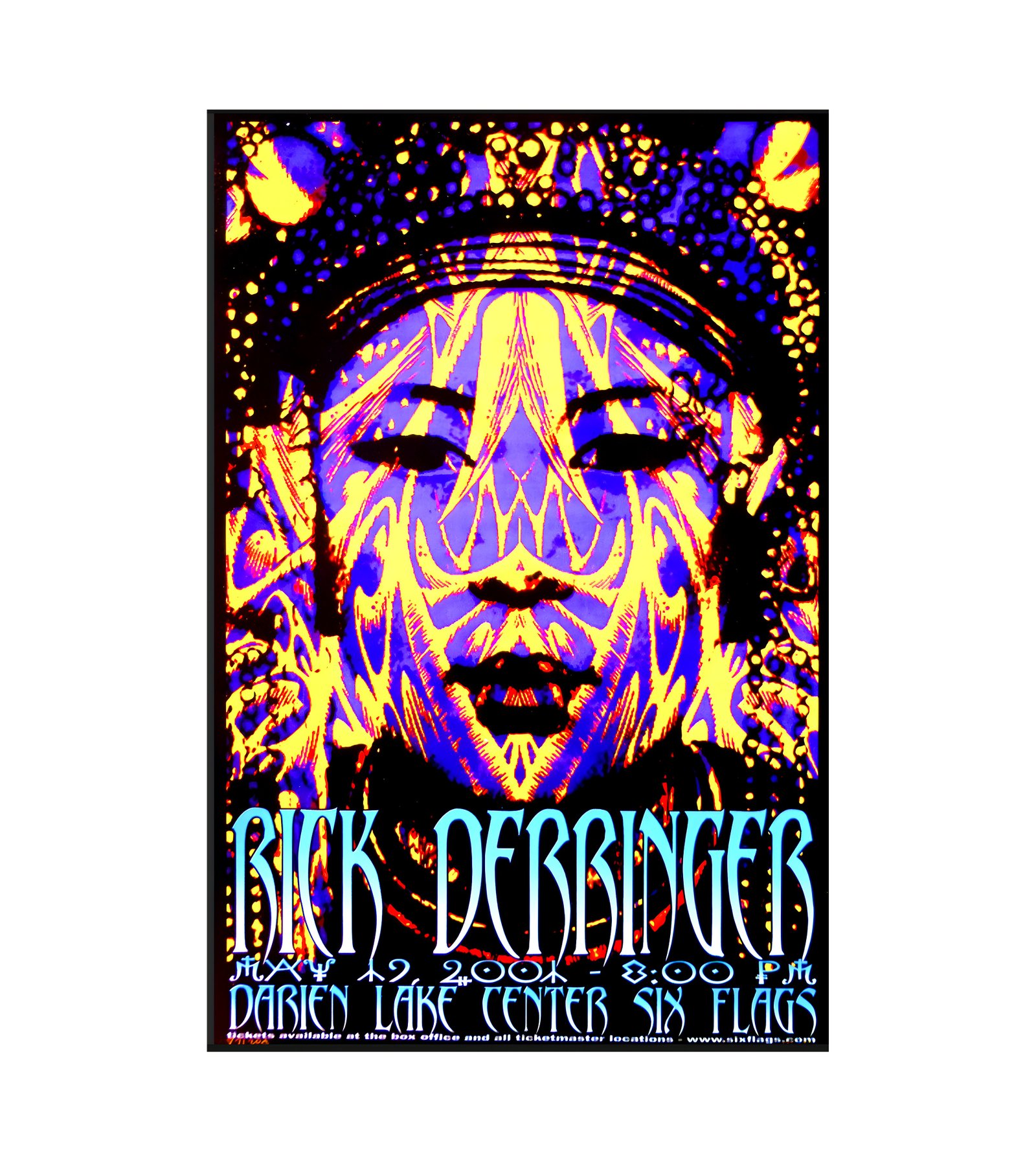 2001 Rick Derringer Six Flags 