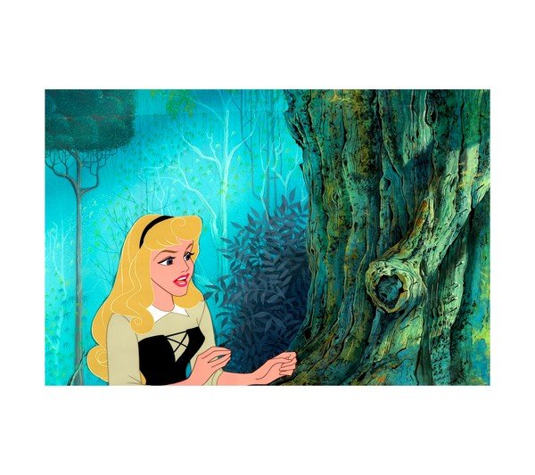 1959 Snow White in the forest 