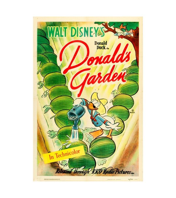 1942 Donald's Garden (RKO) 