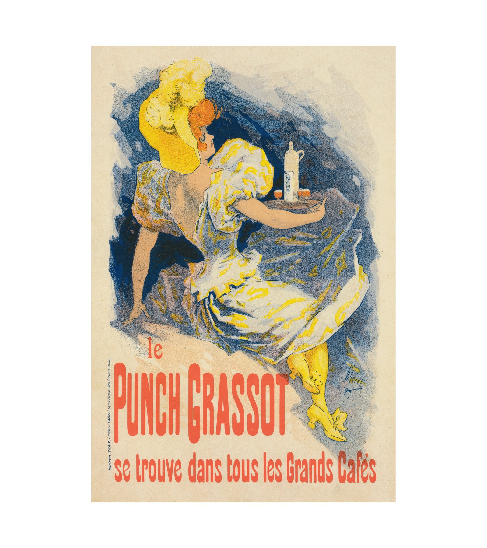 1896 Punch Grassot Jules Cheret (French, 1836-1932) 