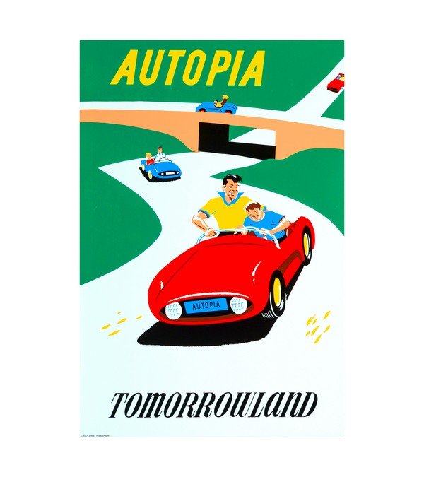 1955 Disneyland 'Autopia' 