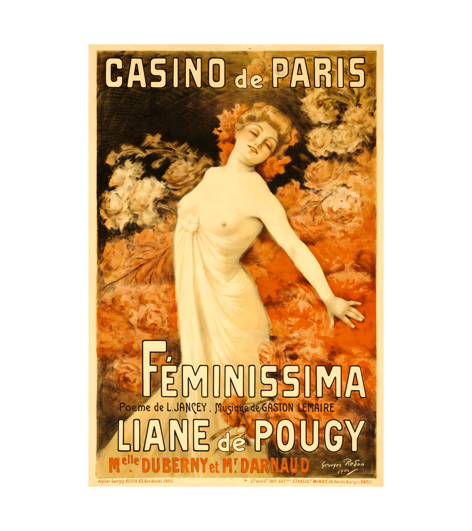 1904 Casino de Paris - Feminissma - Liane de Pougy 