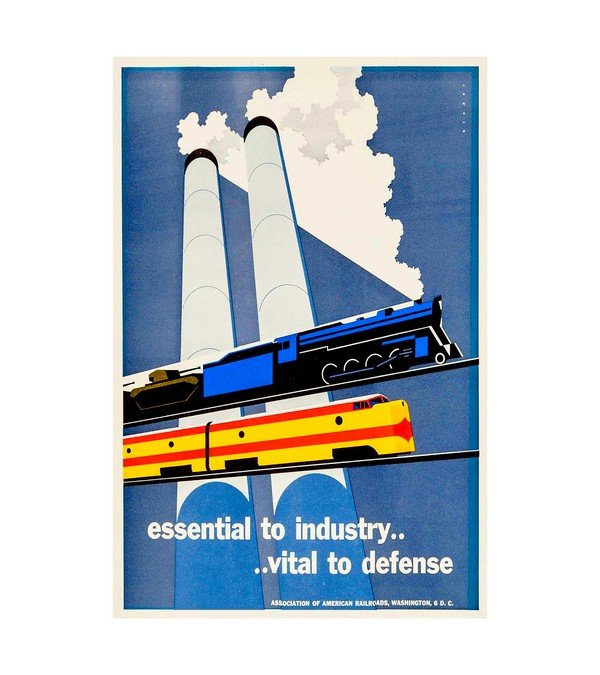 1951 Essential to Industry...Vital to Defense (Association of American Railroads) 