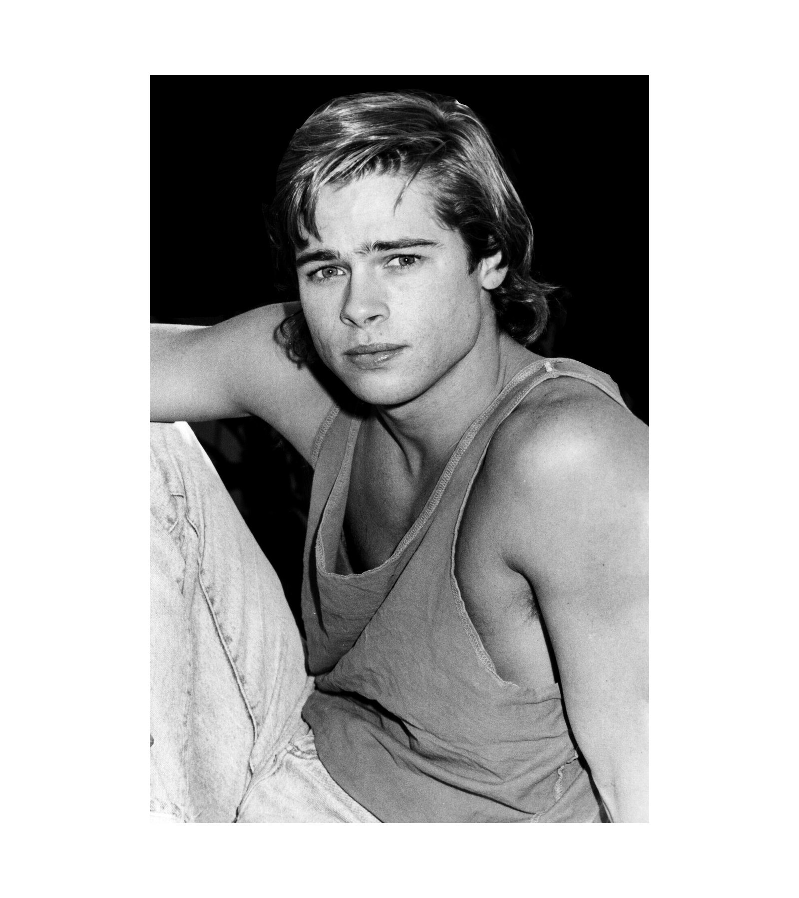 1987 Brad Pitt Malibu Beach in 21 Jump Street