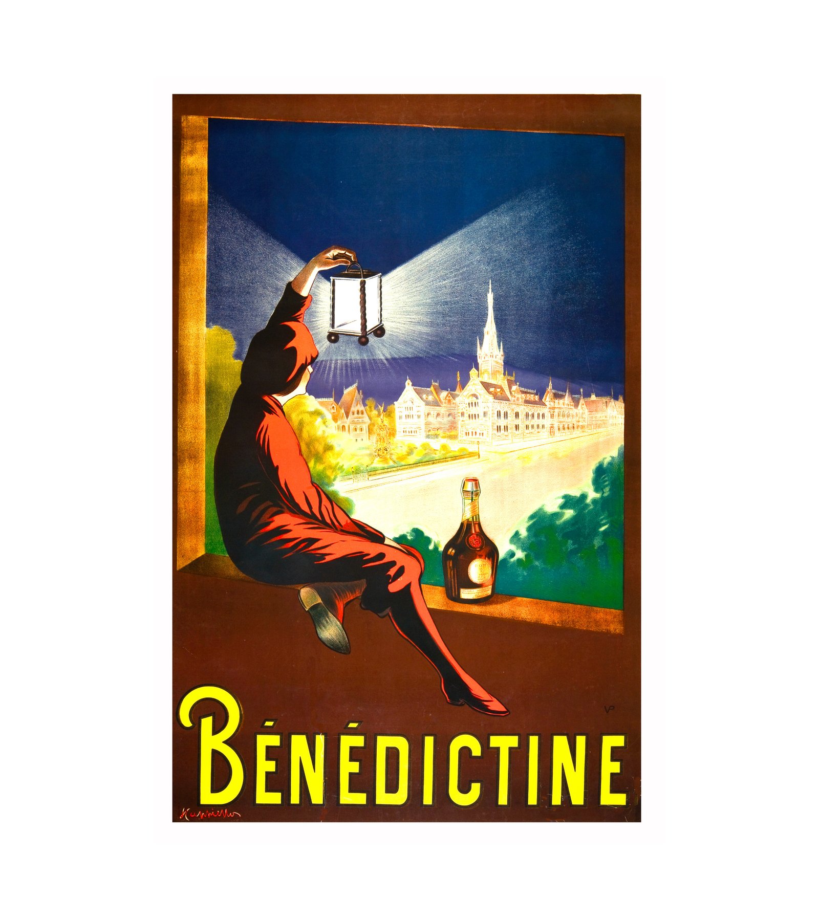 1907 Benedictine Leonetto Cappiello (Italian, 1875-1942) 