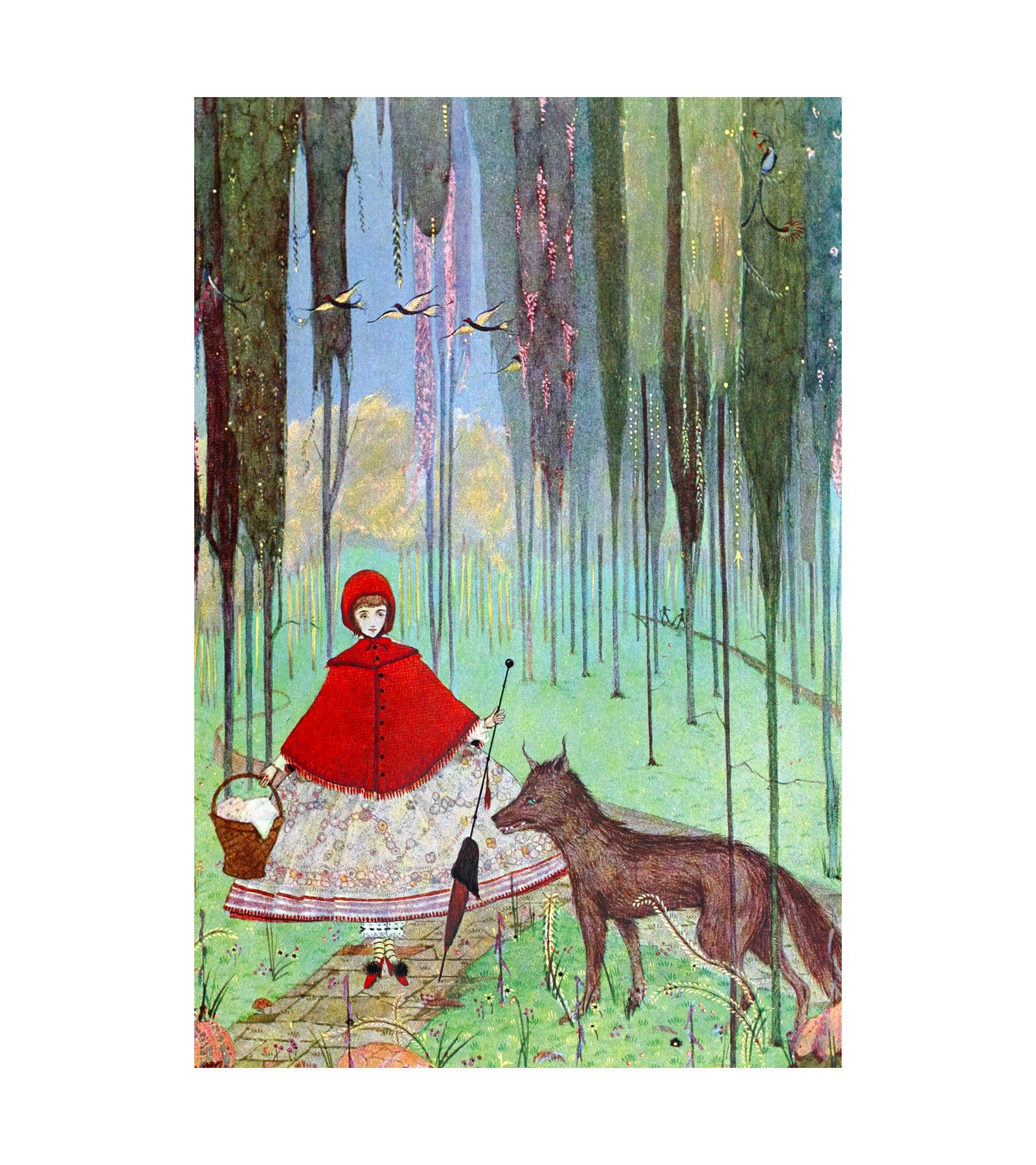 1922 He asked her whither she was going - Harry Clarke (Irish) 