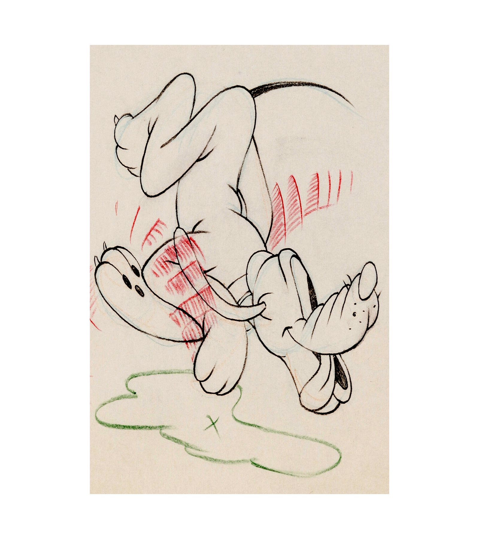 1939 The Pointer - Pluto Animation Drawings 