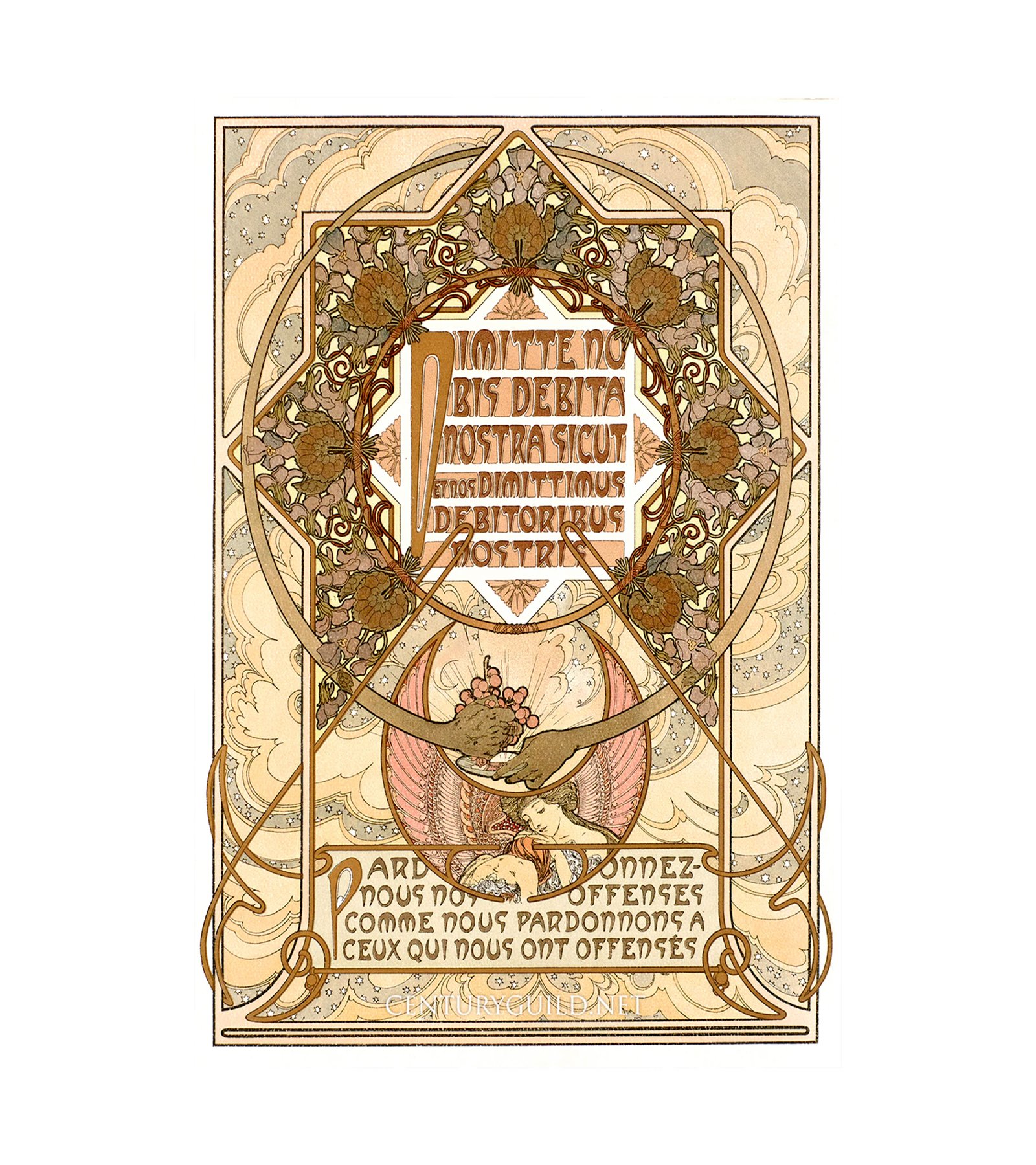 1899 Alphonse Mucha's Le Pater - Thy Kingdom Come