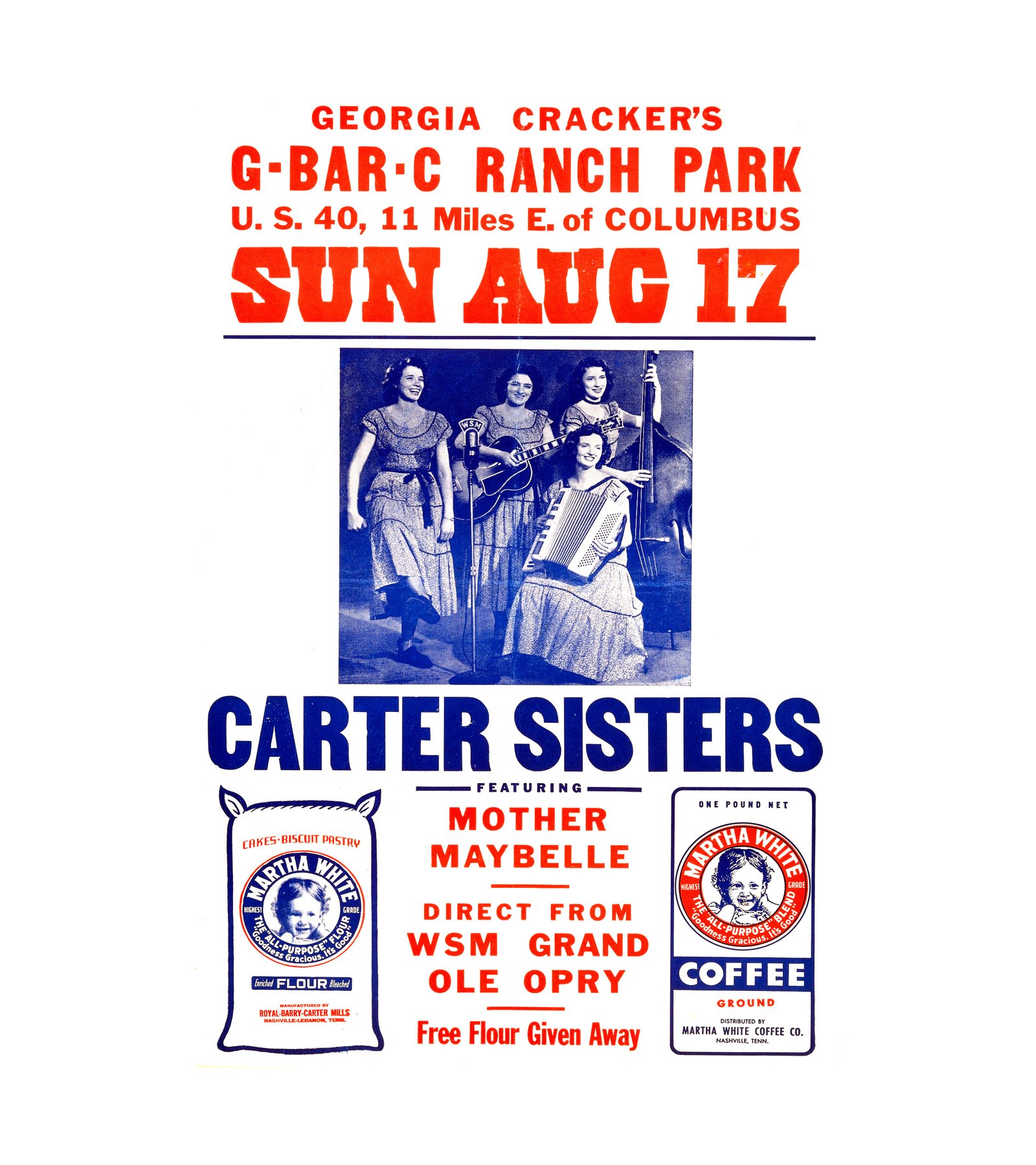 1952 Carter Sisters - Mother Maybelle - Columbus, GA 