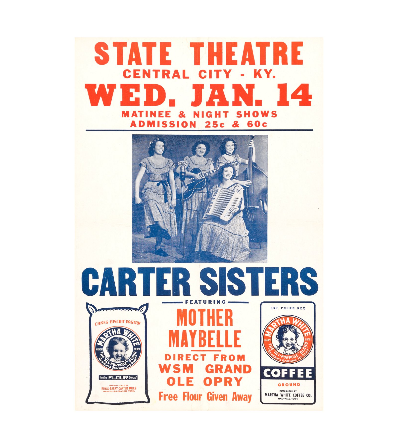 1953 Carter Sisters - State Theatre 