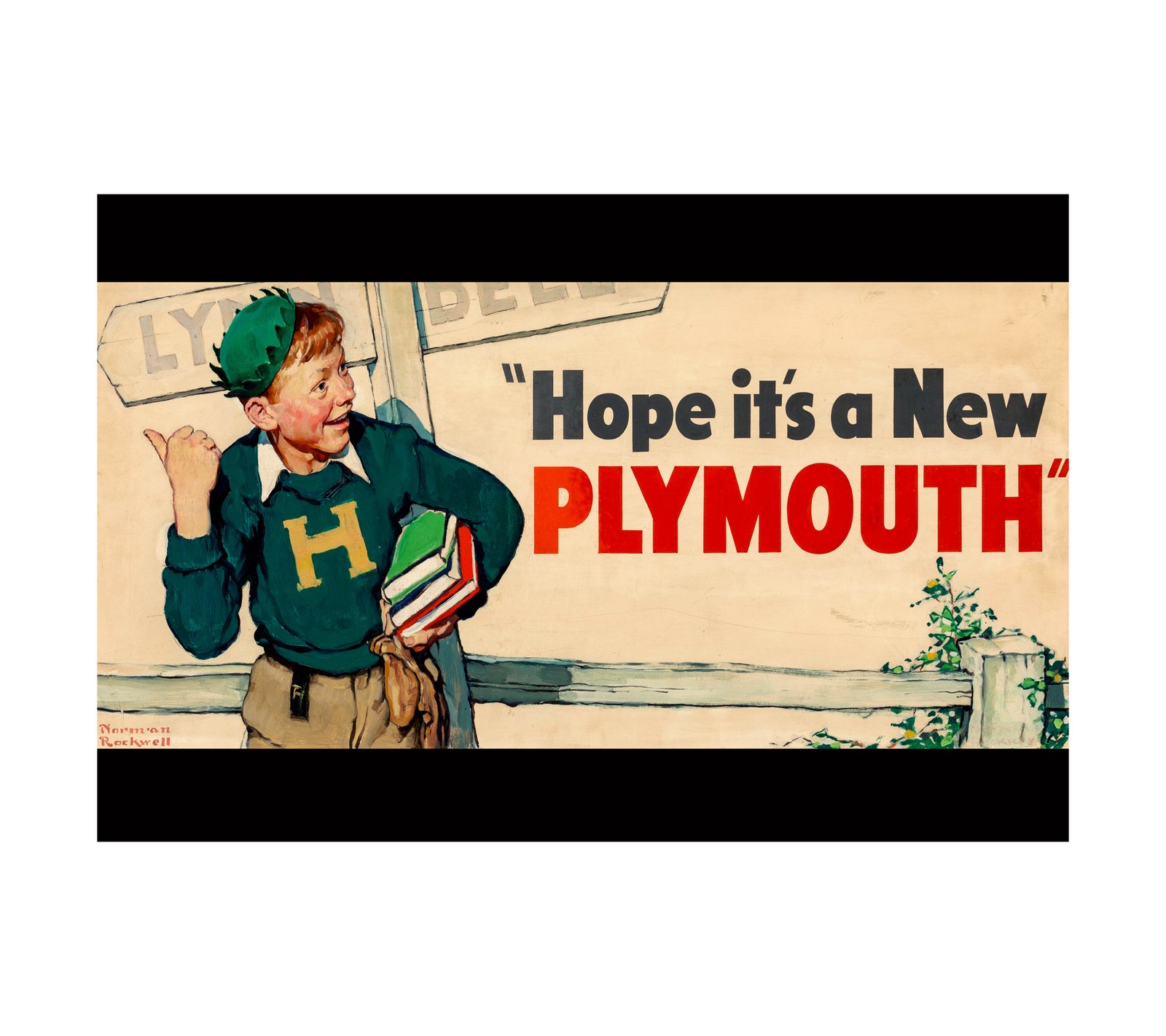 Norman Rockwell - Hope it's a New Plymouth