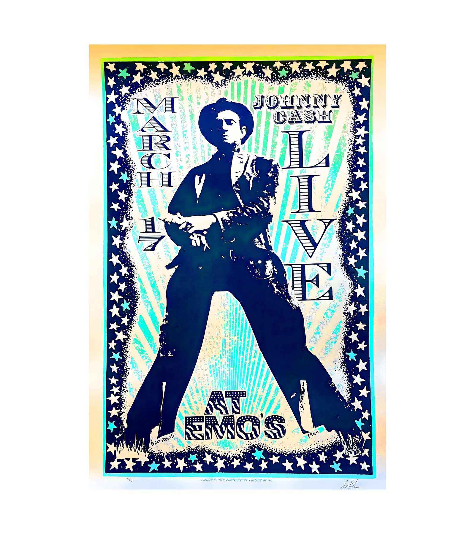 1994 Johnny Cash Austin, Sun Records 