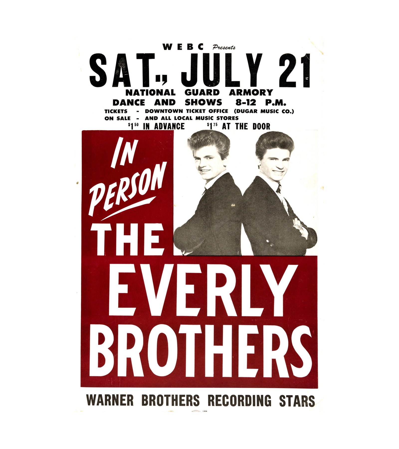 1962 The Everly Brothers - Duluth, MN
