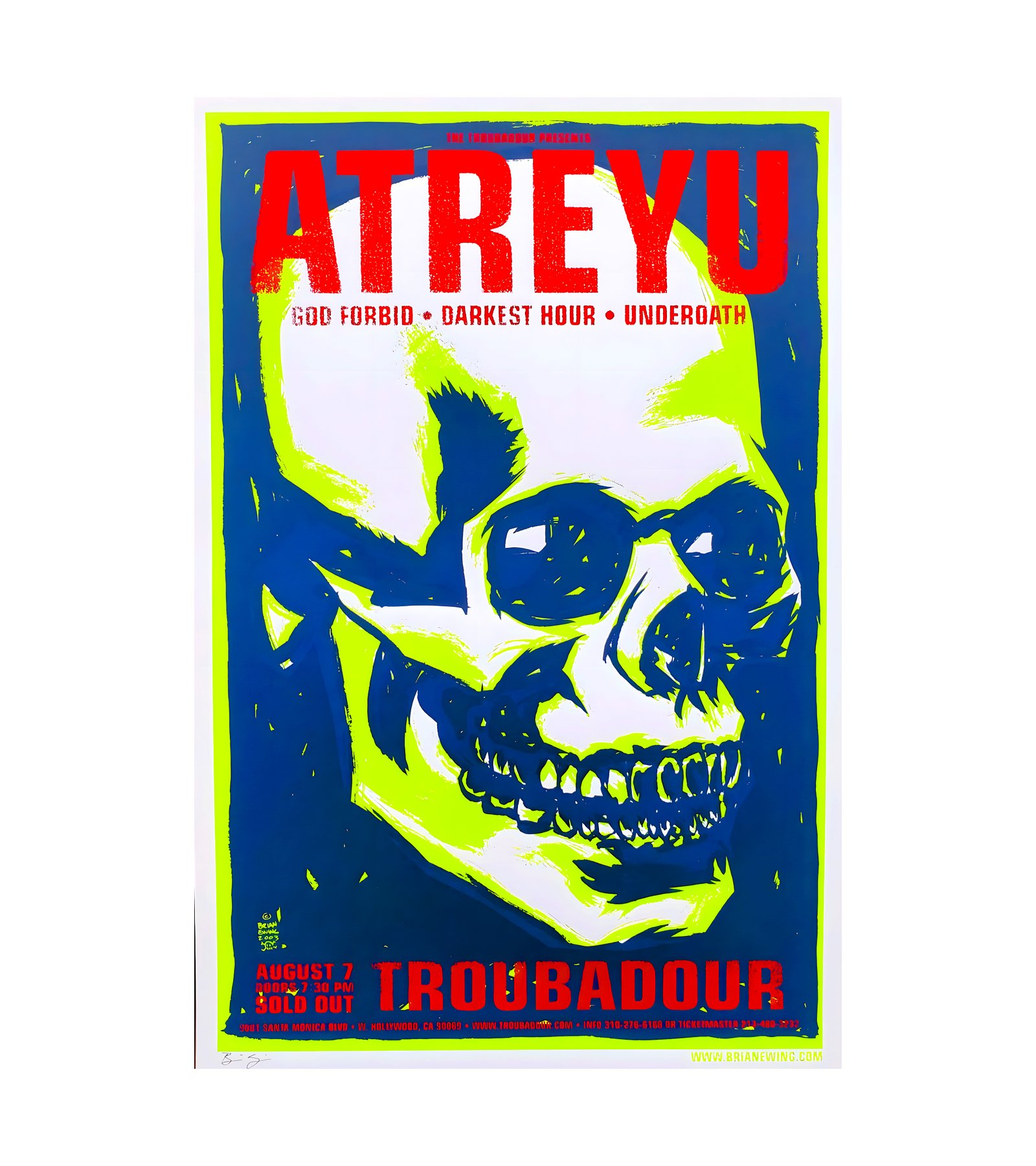 2003 Atreyu Troubadour 