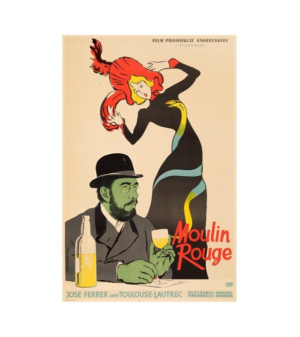 1952 Moulin Rouge Jose Ferrer (Toulouse-Lautrec), Zsa Zsa Gabor 