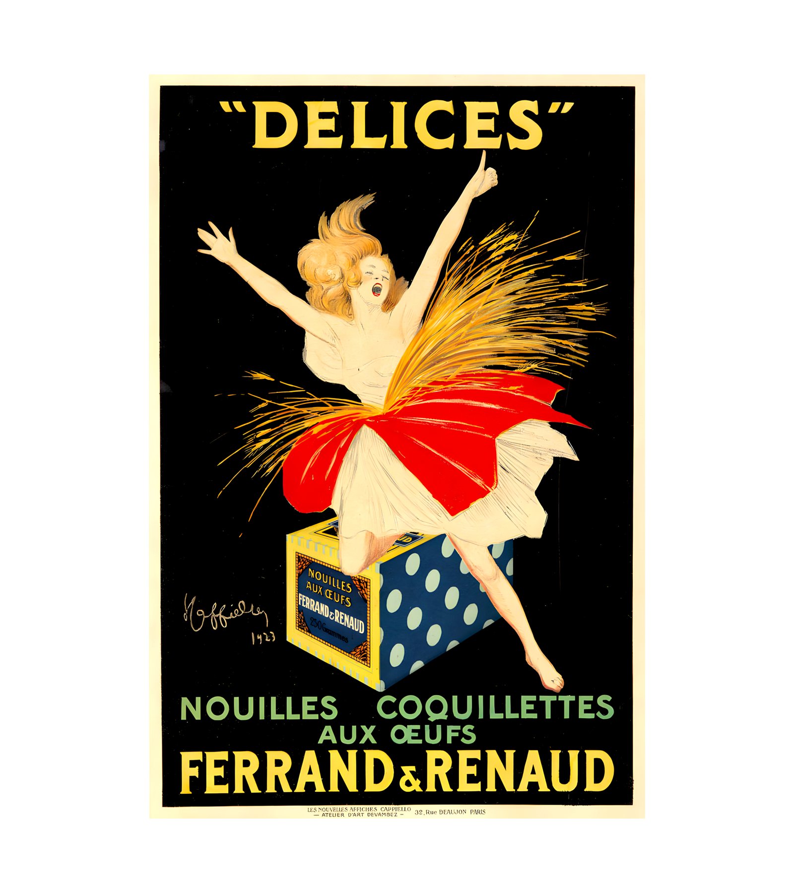 1923 LEONETTO CAPPIELLO - Delices - Imp. Devambez, Paris 