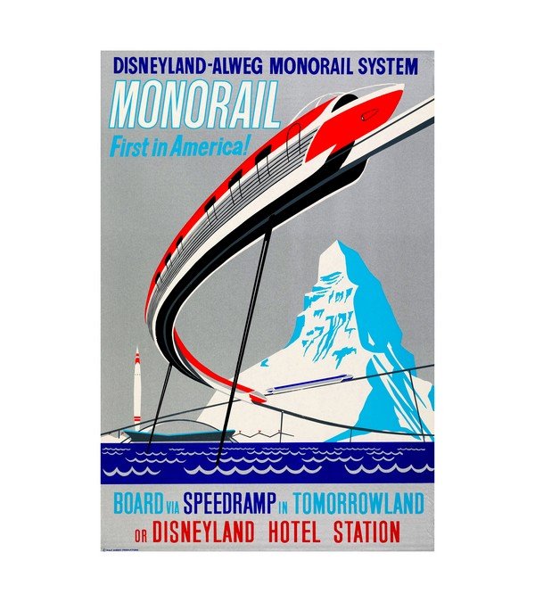 1961 Disneyland's Monorail  