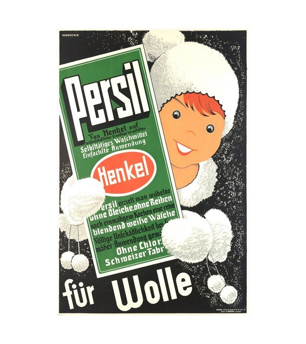 1934 Persil, Fur Wolle (Skiing in France and Italy)
